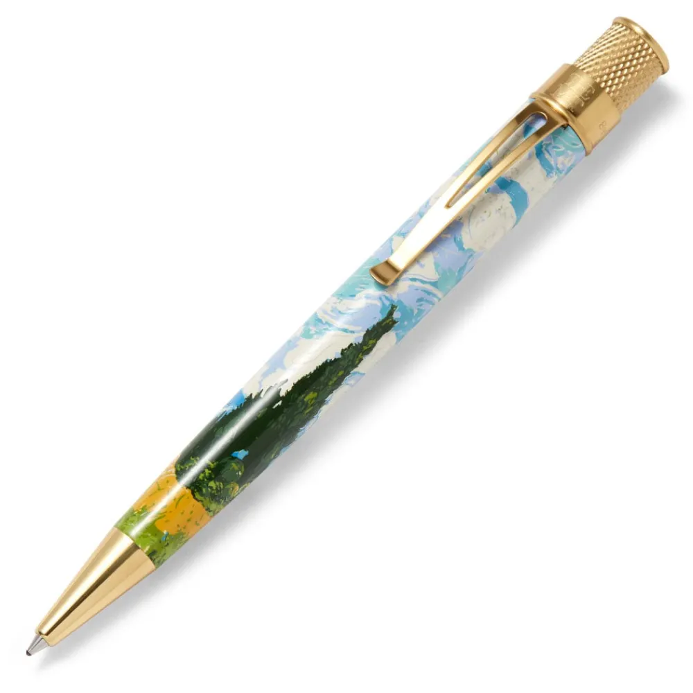 Retro 51 Van Gogh Wheat Field with Cypresses Rollerball Pen*The Met Store Best Sale