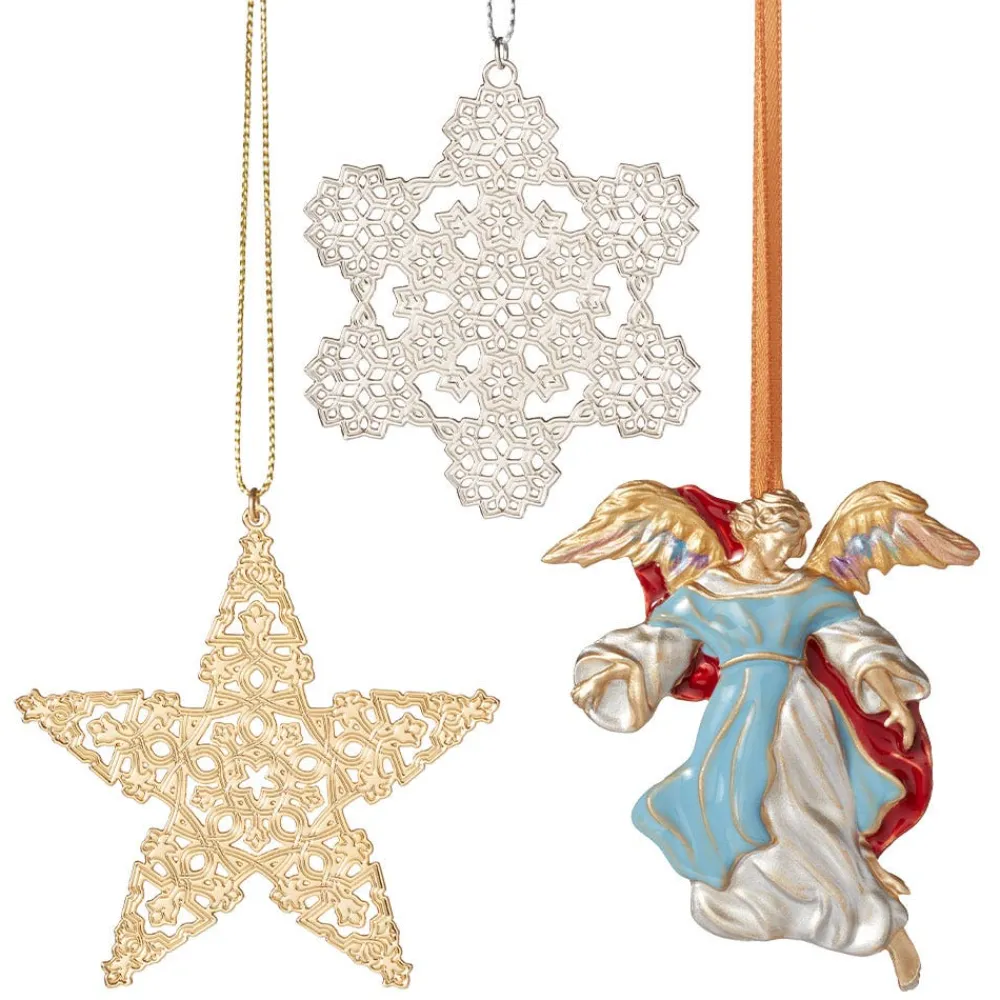 2024 Star, Snowflake, and Angel Tree Ornament Set*The Met Store Online