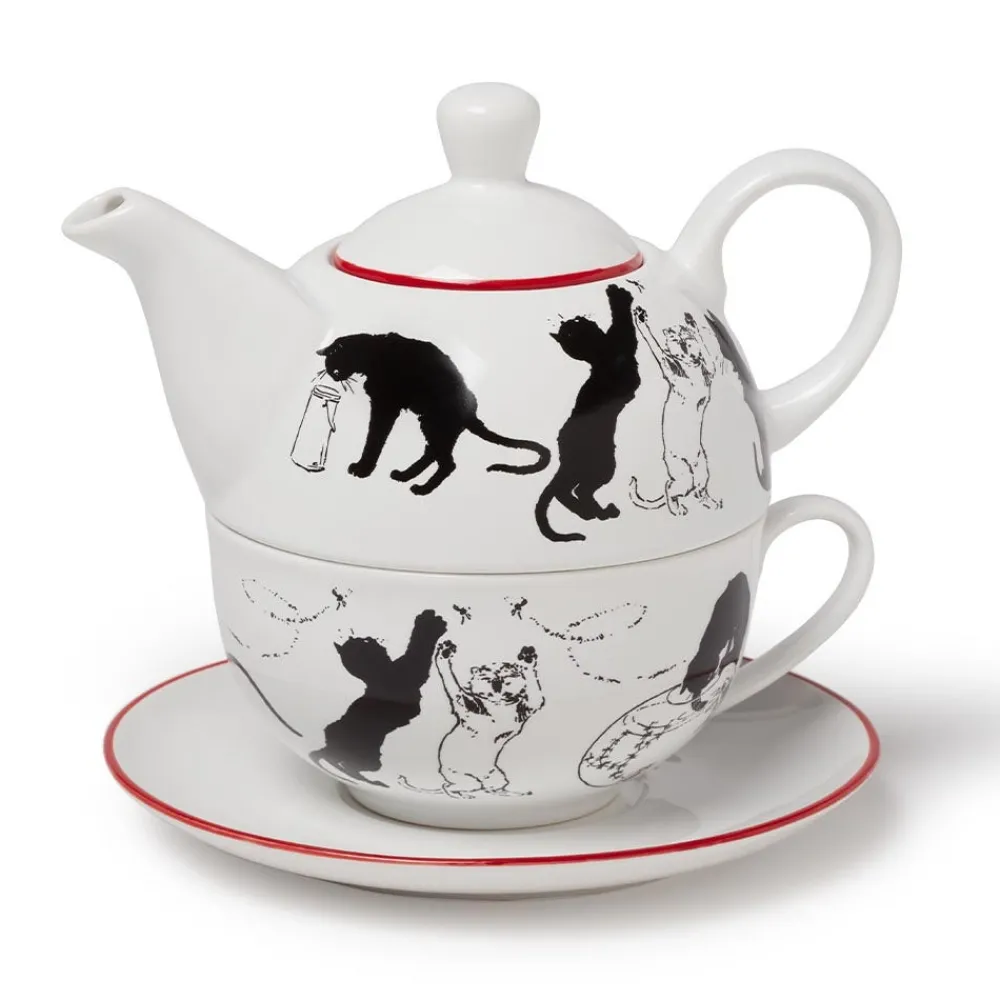 Steinlen Cats Tea-for-One Set*The Met Store Cheap