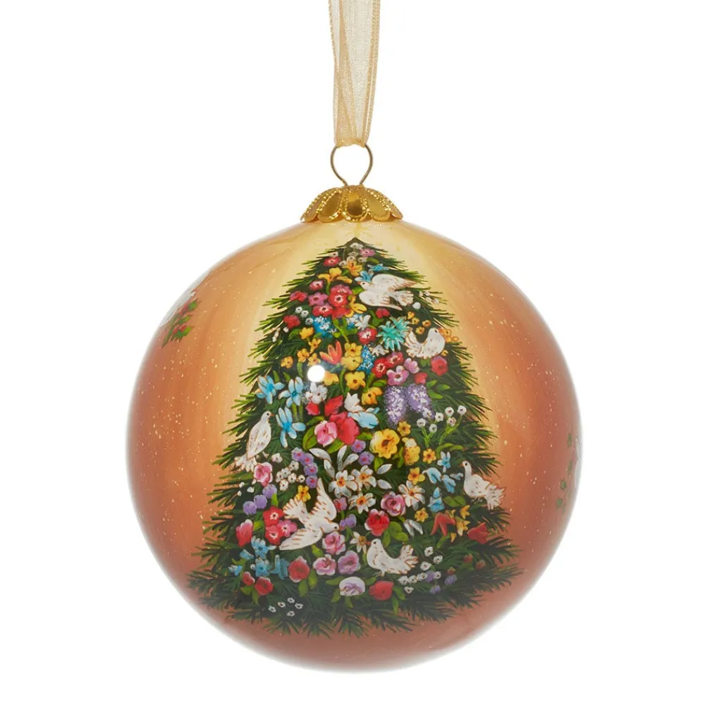 Tait-Henson Bower of Beauty Hand-Painted Glass Ornament*The Met Store Best Sale