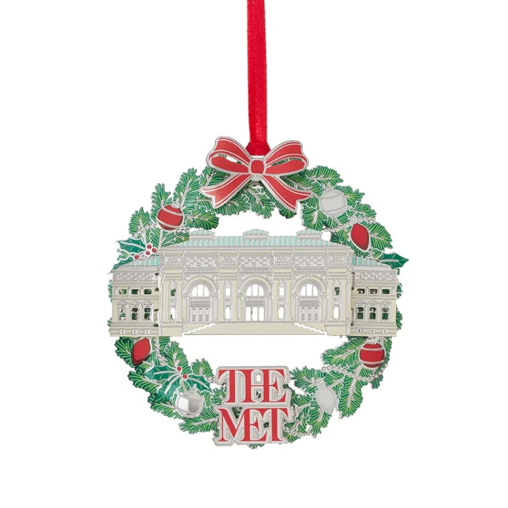 The Met Facade Wreath Ornament*The Met Store Clearance