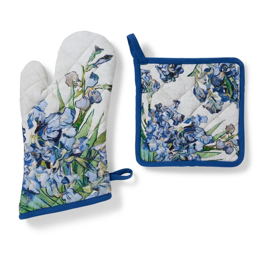 Van Gogh Irises Pot Holder and Oven Mitt Set*The Met Store Sale