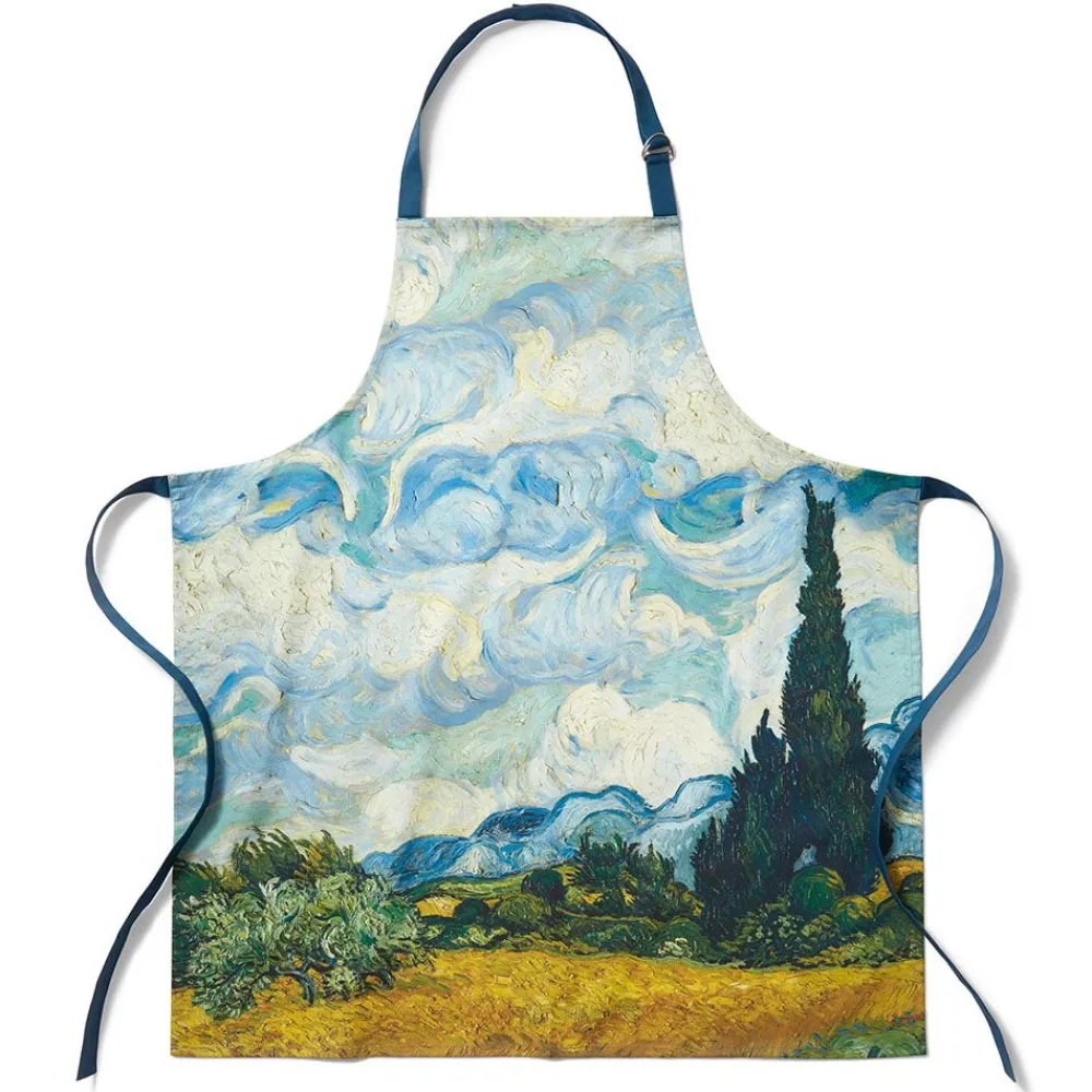 Van Gogh Wheat Field with Cypresses Apron*The Met Store Discount