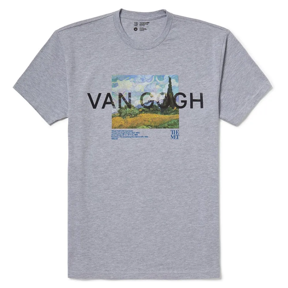 Van Gogh Wheat Field With Cypresses Unisex Tee*The Met Store Cheap