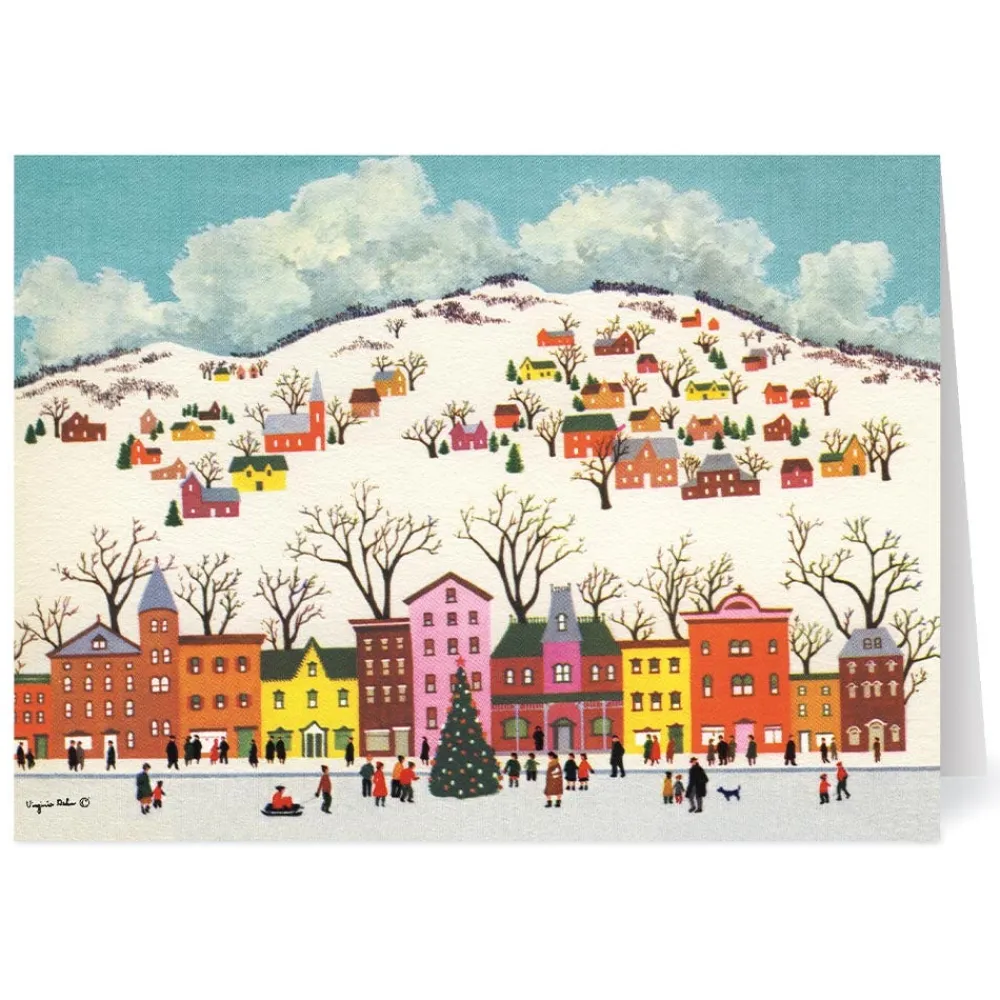 Virginia Dehn: Village Scene Holiday Cards*The Met Store Cheap