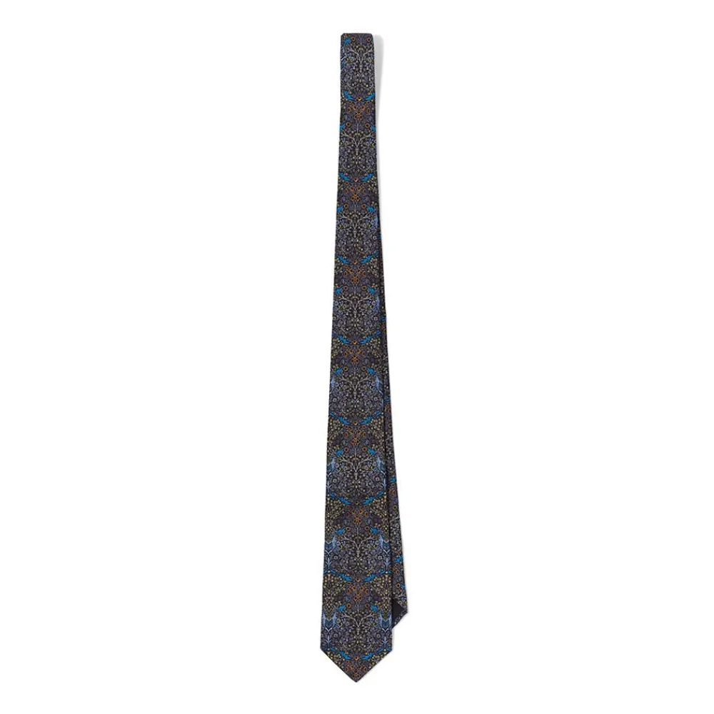 William Morris Blackthorn Silk Necktie*The Met Store Hot