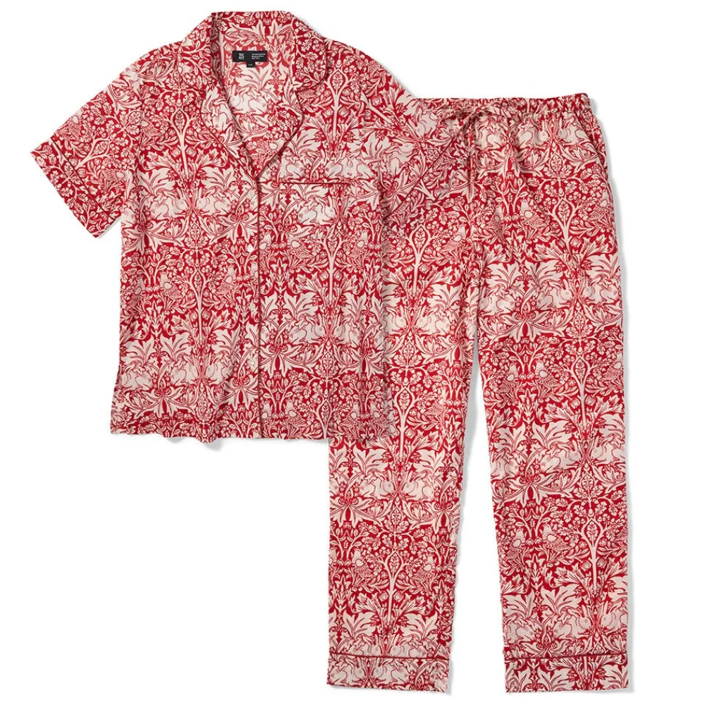 William Morris Brother Rabbit Women's Cotton Pajamas*The Met Store Discount